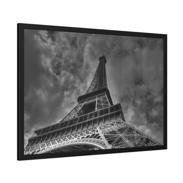 93855-37.jpg Gray Image of Eiffel Tower, Paris Framed Poster
