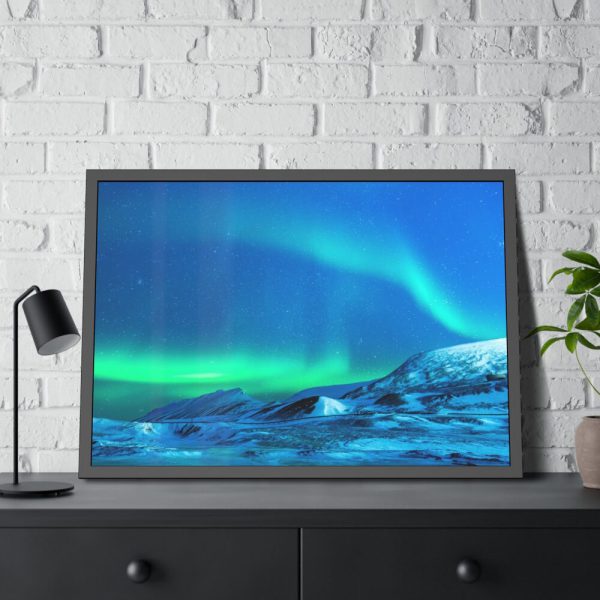 93855-375.jpg Aurora Borealis Alaska Framed Poster
