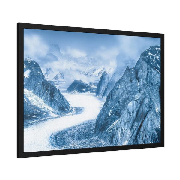 Mountain Snow Winter Alaska Framed Poster
