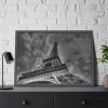 93855-39.jpg Gray Image of Eiffel Tower, Paris Framed Poster