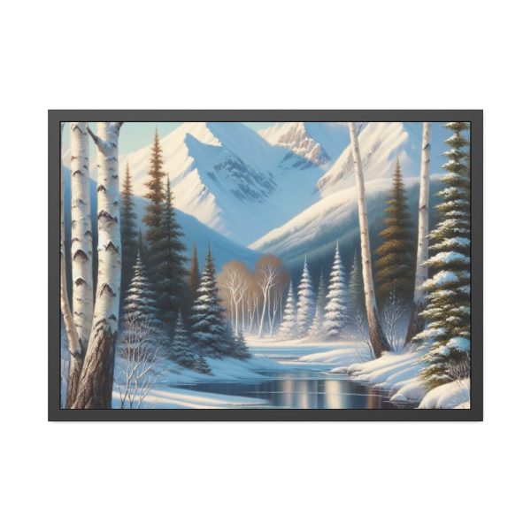 93855-400.jpg Winter Landscape in Alaska Framed Poster