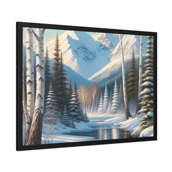 93855-401.jpg Winter Landscape in Alaska Framed Poster