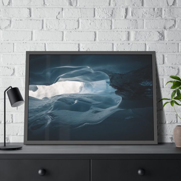 93855-415.jpg Melting Ice in Alaska Framed Poster