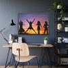Silhouette in Sunset Framed Poster