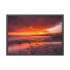 Sunset at Mexico Beach Framed Poster