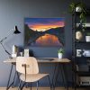 Yellowstone National Park Sunset Framed Poster