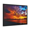 93855-461.jpg Beach Lagoon Sunset Framed Poster