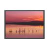93855-476.jpg Sunset Leaves Silhouette Framed Poster