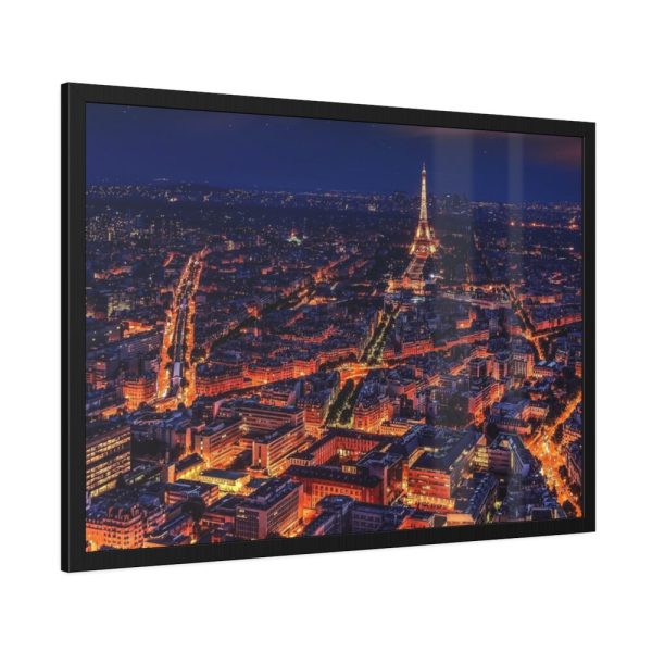 93855-57.jpg Eiffel Tower in Night Framed Poster