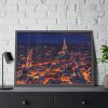 93855-59.jpg Eiffel Tower in Night Framed Poster