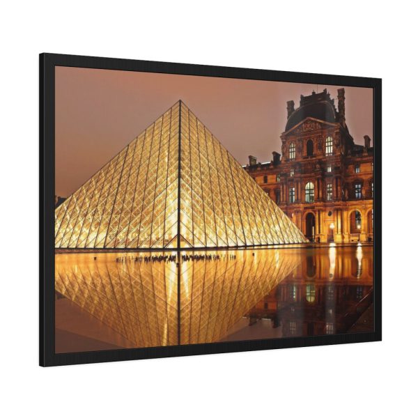 93855-65.jpg Louvre Pyramid in Paris Framed Poster