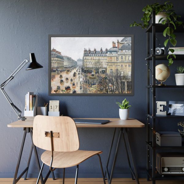 93855-70.jpg French Theater Square, Paris Framed Poster