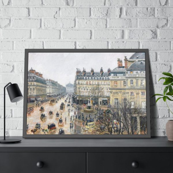 93855-71.jpg French Theater Square, Paris Framed Poster