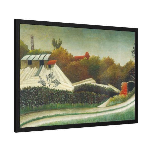 93855-77.jpg Sawmill, Outskirts of Paris Framed Poster
