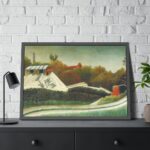 Sawmill, Outskirts of Paris Framed Poster - Image 8