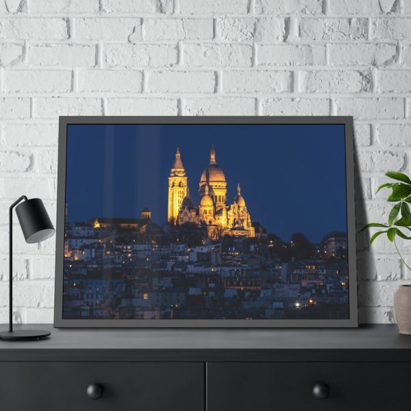 Basilica of the Sacred Heart of Paris Framed Poster