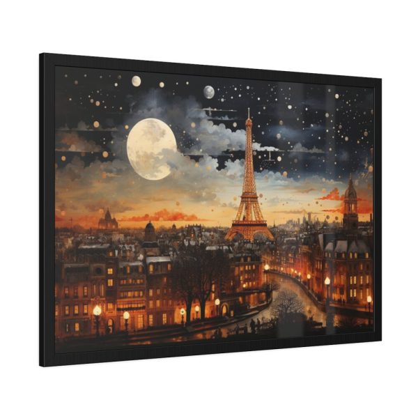 93855-93.jpg Paris At Night Framed Poster