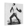 101419-25.jpg Vintage Football Player Standard Canvas