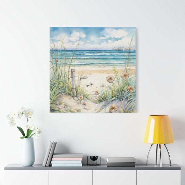 101419-37.jpg Painting of Ocean Waves Standard Canvas