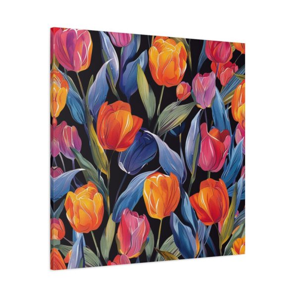 101419-50.jpg Colorful Tulip Pattern Standard Canvas
