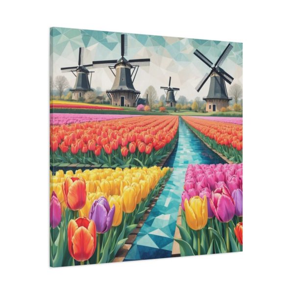 101419-55.jpg Holland Tulip Windmill Standard Canvas