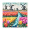 101419-56.jpg Holland Tulip Windmill Standard Canvas