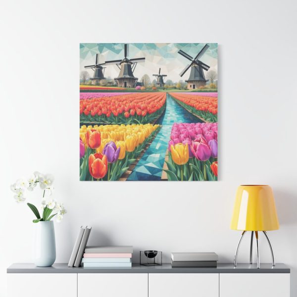 101419-57.jpg Holland Tulip Windmill Standard Canvas