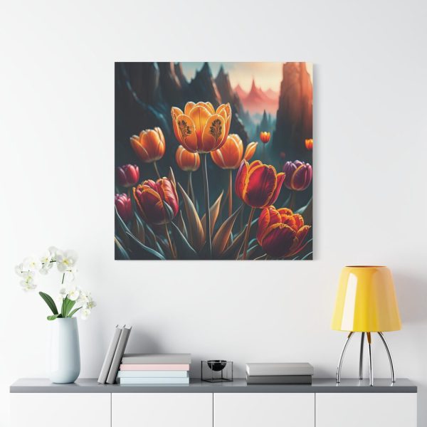 101419-62.jpg Yellow Tulips Flower Standard Canvas