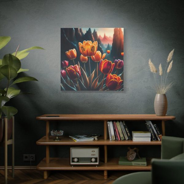 101419-64.jpg Yellow Tulips Flower Standard Canvas