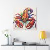 101419-82.jpg Mardi Gras Crayfish Art Standard Canvas