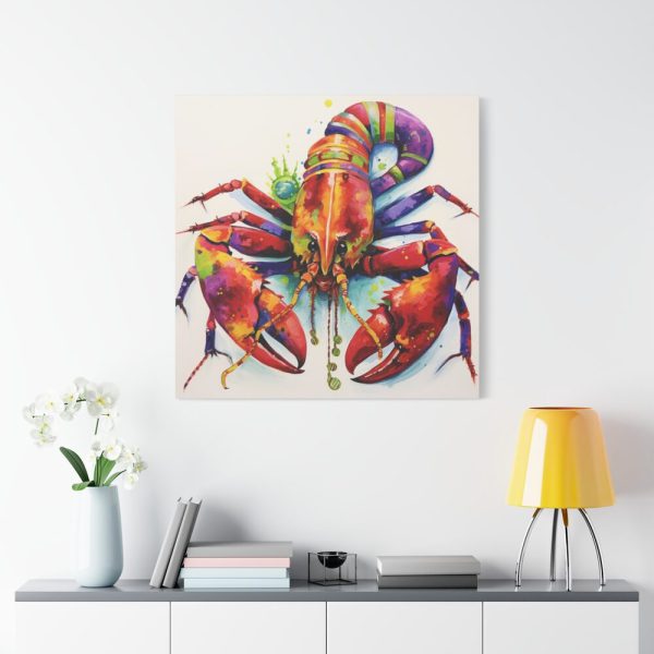 101419-82.jpg Mardi Gras Crayfish Art Standard Canvas