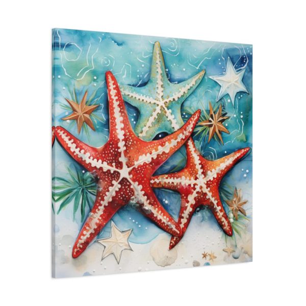 101419-95.jpg Christmas Nautical Starfish Standard Canvas