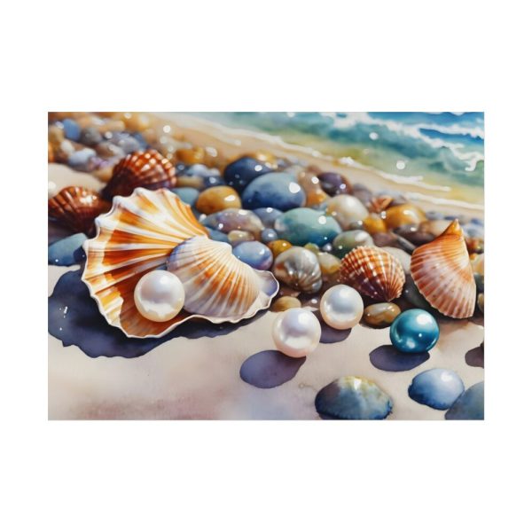 101849-5.jpg Shells Beach Sea Art Poster