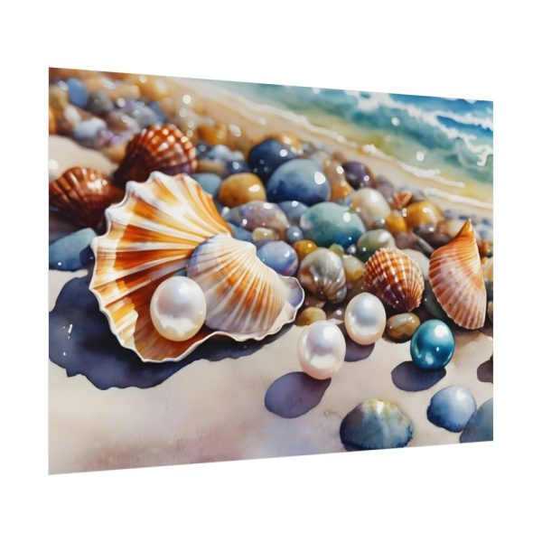 101849-7.jpg Shells Beach Sea Art Poster