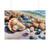 101850-6.jpg Shells Beach Sea Art Poster