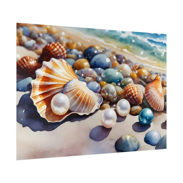 101850-7.jpg Shells Beach Sea Art Poster