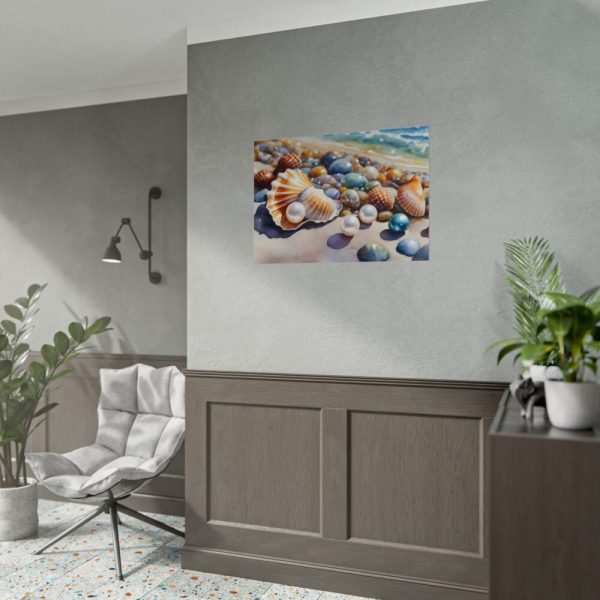 101850-9.jpg Shells Beach Sea Art Poster