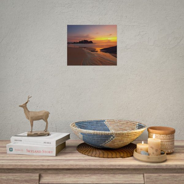 Sunrise Sleeping Giant Seascape Poster