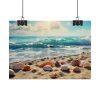Sandy Beach With Seashells II Poster