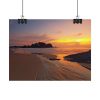 Sunrise Sleeping Giant Seascape Poster