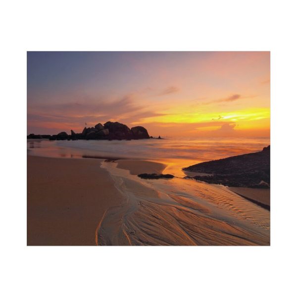 Sunrise Sleeping Giant Seascape Poster