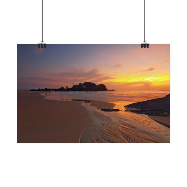 Sunrise Sleeping Giant Seascape Poster