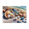 101871-6.jpg Shells Beach Sea Art Poster