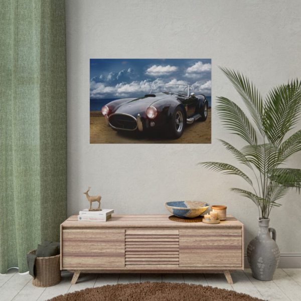 Oldtimer Cobra Car Poster