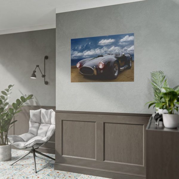Oldtimer Cobra Car Poster