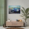 Ferrari Racing Car Poster