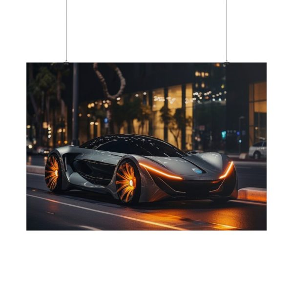 Futuristic Sports Car III Poster