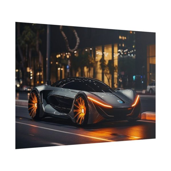 Futuristic Sports Car III Poster