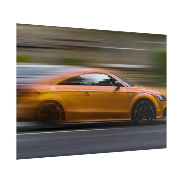 101875-207.jpg Fast Sport Car on Road Poster