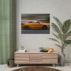 101875-208.jpg Fast Sport Car on Road Poster